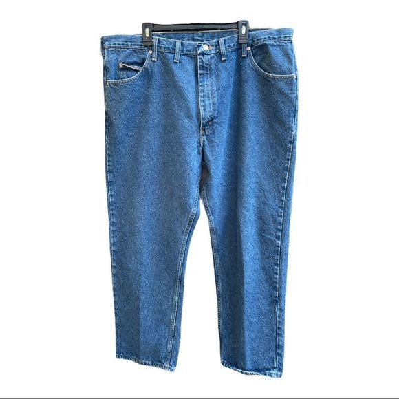 Wrangler Other - Wrangler Size 44x30 Blue Denim Straight Jeans